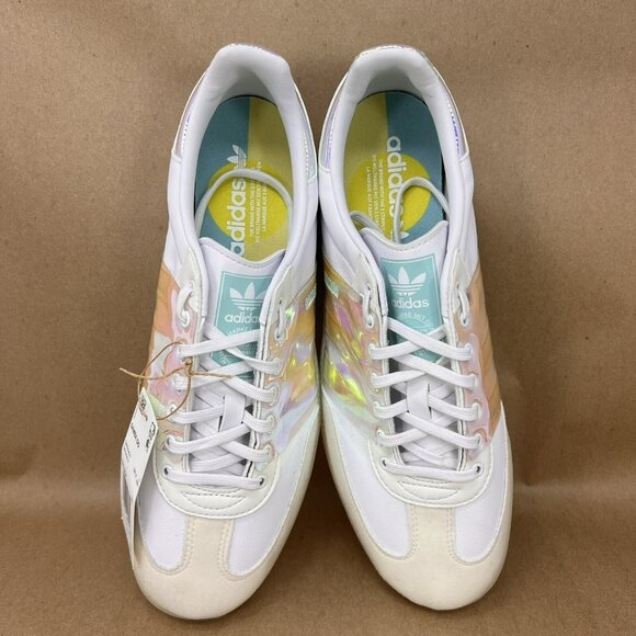 Adidas Samba OG White Iridescent Shoes White Men’s Size 9.5 - Picture 7 of 10